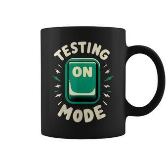 Test Day Mode On Student Teacher School Exam Rock The Test Coffee Mug | Mazezy