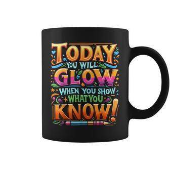 Testing Day Show What You Know Teacher Do Not Stress Coffee Mug - Seseable