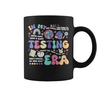 In My Testing Era School Day Teacher Student Rock The Test Coffee Mug | Mazezy CA
