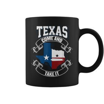 Texas Come And Take It Cannon Texas Revolution Gonzales Flag Coffee Mug - Monsterry UK
