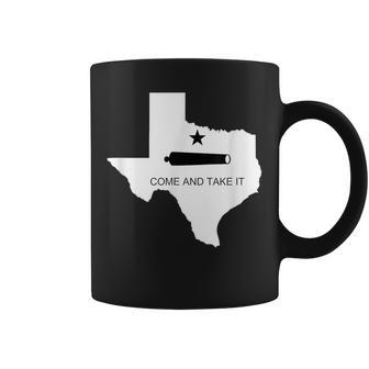 Texas Come And Take It Flag Canon 1836 State Coffee Mug - Monsterry