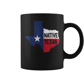 Texas Flag Native Texan Coffee Mug - Monsterry DE