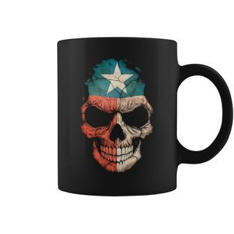 Texas Flag Skull Coffee Mug | Mazezy