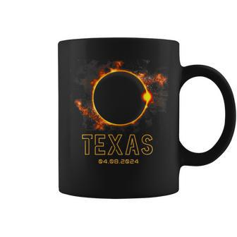 Texas Total Solar Eclipse 2024 April 8Th Souvenir Coffee Mug | Mazezy