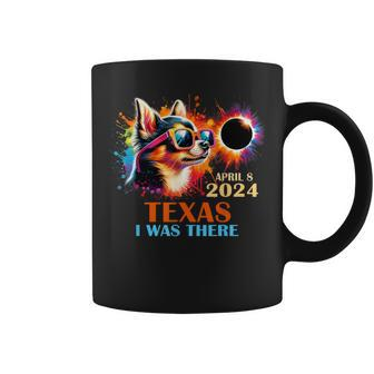 Texas Total Solar Eclipse 2024 Chihuahua Dog Coffee Mug - Monsterry AU