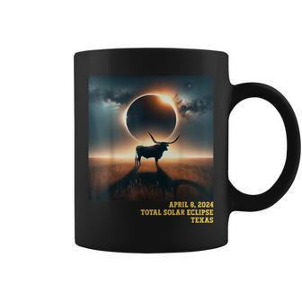 Texas Total Solar Eclipse 2024 Commemorative Astronomical Coffee Mug - Seseable