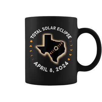 Texas Total Solar Eclipse 2024 Totality April 8 2024 America Coffee Mug - Monsterry DE