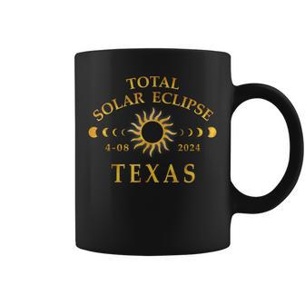 Texas Total Solar Eclipse 2024 Totality April 8 Women Coffee Mug - Monsterry CA