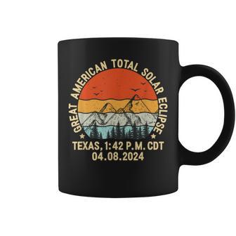 Texas Total Solar Eclipse April 8 2024 Astronomy Fans Coffee Mug - Seseable