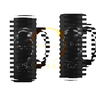 Texas Total Solar Eclipse April 8 2024 Texas Solar Eclipse Coffee Mug | Mazezy