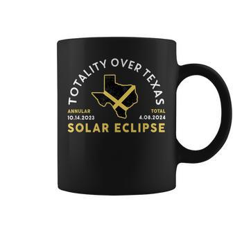 Texas Totality Annular Total Solar Eclipse 2023 2024 Coffee Mug | Mazezy