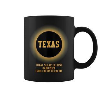 Texas Usa Totality Total Solar Eclipse April 8 2024 Coffee Mug - Monsterry AU