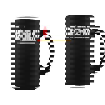 Texto Manche Führen Manche Folgen Lustiges Taza de café - Regaloses