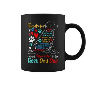 Thanks For Loving Happy Father's Day Best Dog Dad Owner Coffee Mug - Thegiftio UK