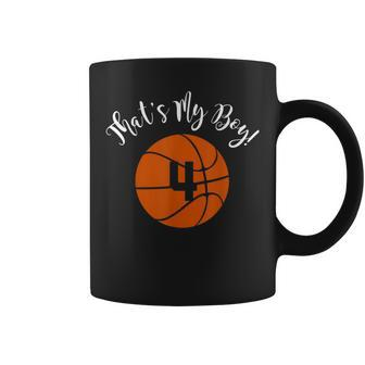 That's My Boy 4 Basketball Player Mom Or Dad Coffee Mug | Crazezy UK