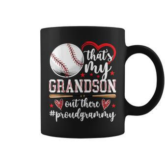 That's My Grandson Baseball Grammy Of A Baseball Player Coffee Mug - Thegiftio UK