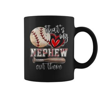 That's My Nephew Out There Baseball Aunt Auntie Coffee Mug | Mazezy DE