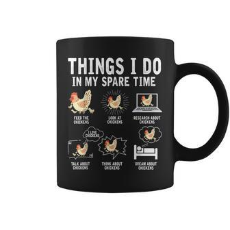 Things I Do In My Spare Time Farmar Farm Chicken Lover Coffee Mug - Monsterry UK