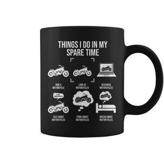 Things I Do In My Spare Time Motorcycle Rider Coffee Mug - Monsterry DE