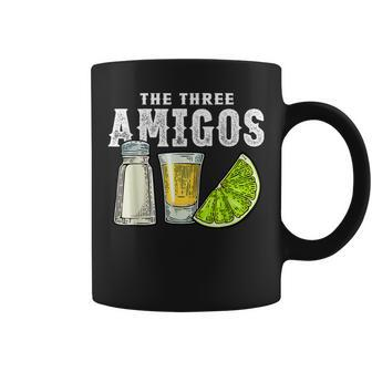 The Three Amigos Lime Salt Tequila Cinco De Mayo Coffee Mug - Seseable