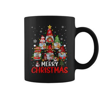 Three Gnome For Merry Christmas Buffalo Leopard Coffee Mug - Monsterry CA
