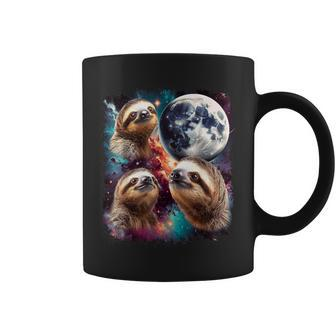 Three Sloth Moon 3 Sloth Moon Cursed Meme Coffee Mug - Monsterry CA