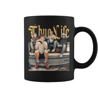 Thug Life Stay Golden Gilrs Vintage Coffee Mug | Mazezy