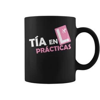 Tía En Prácticas Divertido Futuro Tia Anuncio Embarazadas Taza de café - Regaloses