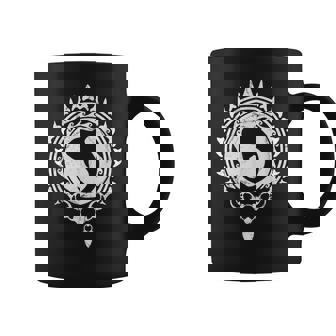 Tiburón Ballena Tatuaje Polinesio Taza de café - Regaloses