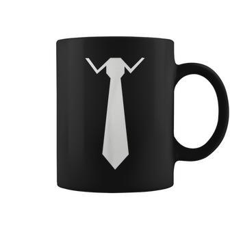Tie With Collar Coffee Mug - Monsterry