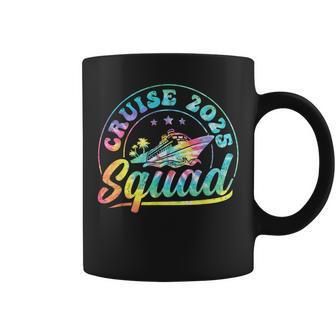 Tie Dye Cruise Squad 2025 Family Summer Vacation Squad Beach Coffee Mug | Mazezy