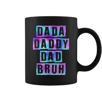 Tie Dye Fathers Day Dada Daddy Dad Bruh Husband Coffee Mug - Thegiftio UK