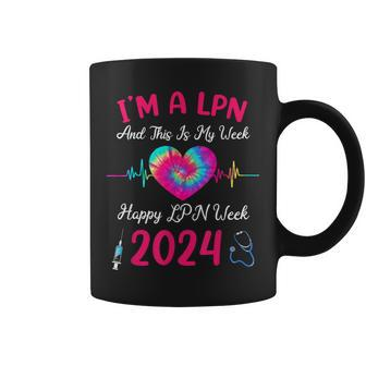 Tie Dye I'm A Lpn This Is My Week Happy Nurse Week 2024 Coffee Mug - Thegiftio UK