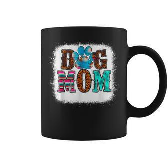 Tie Dye Leopard Dog Mama For Mom Mother's Day Dog Love Coffee Mug | Mazezy AU