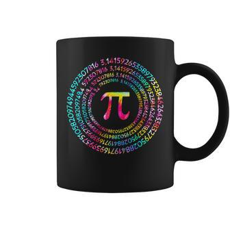 Tie Dye Pi Day March 14 2024 Rainbow 314 Pi Number Symbol Coffee Mug | Mazezy AU