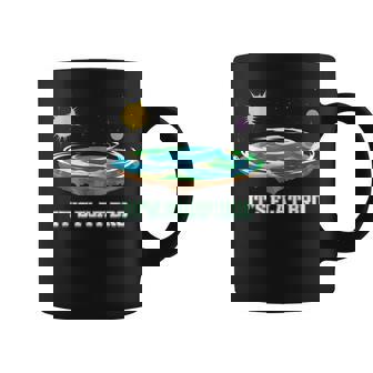 Tierra Plana It's Flat Bro Conspiración Flat Earth Taza de café - Regaloses