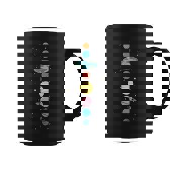 Tierra Plana Y Planetas La Tierra Como Disco Sistema Solar Taza de café - Regaloses