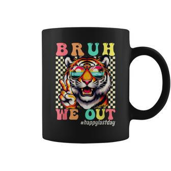 Tiger Bruh We Out Happy Last Day Of School Teacher Boy Girl Coffee Mug - Monsterry UK