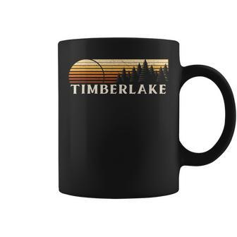 Timberlake Va Vintage Evergreen Sunset Eighties Retro Coffee Mug - Seseable