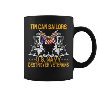 Tin Can Sailors Us Navy Destroyer Veterans Coffee Mug - Monsterry UK