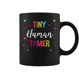 Tiny Human Tamer Preschool Teacher Pre-K Pre-Primary Coffee Mug - Monsterry AU
