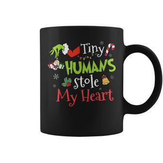 Tiny Humans Stole My Heart Nicu Nurse Christmas Coffee Mug | Mazezy