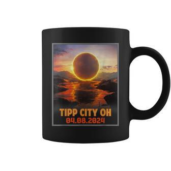Tipp City Oh Total Solar Eclipse 2024 Coffee Mug | Mazezy
