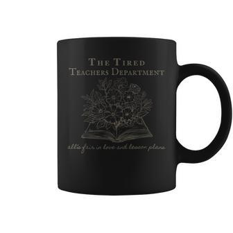 The Tired Teachers Department Teacher Duty Off Coffee Mug | Mazezy DE
