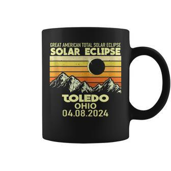 Toledo Ohio Total Solar Eclipse 2024 Coffee Mug - Thegiftio