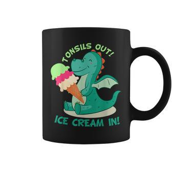 Tonsillectomy Surgery Tonsils Out Ice Cream In Coffee Mug - Monsterry AU
