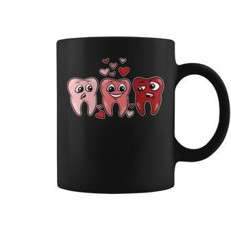 Tooth Heart Valentines Day Cute Dentist Dental Hygienist Coffee Mug | Mazezy