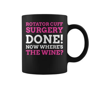 Torn Shoulder Operation & Rotator Cuff Surgery Coffee Mug - Monsterry