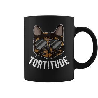 Tortitude Tortie Cat Owner Tortoiseshell Cat Lover Coffee Mug - Monsterry UK