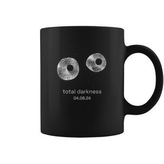 Total Darkness Solar Eclipse April 8 2024 Astronomy Sun Moon Coffee Mug | Mazezy DE